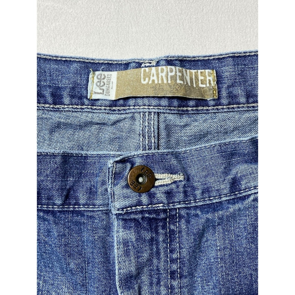 Lee Dungarees Carpenter Jeans 40x30 Relaxed Blue Utility Work Denim - Picture 3 of 9